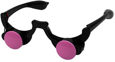 Lunettes luisantes à LED effrayantes pour Halloween, clown, sorcière, fête d'Halloween, clown, yeux rouges, style rétro