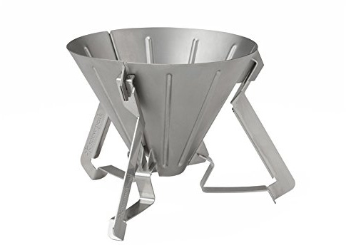 Snow Peak Field Barista CS-117 Kaffee-Tropfer, zusammenklappbar, Edelstahl,