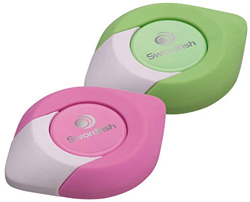 Swordfish ‘Optik’ Eraser – Pink or Green [Pack of 1] PVC and Phthalate Free Tablet Eraser [40369]