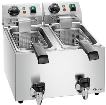 Bartscher Fritteuse SNACK II Plus 2x 4 Liter Gastronomiebedarf