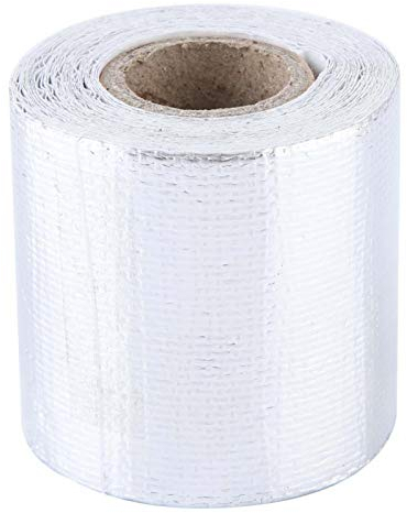 Ruban D'emballage Adhésif en Aluminium, 5 M * 5 Cm Ruban D'emballage Réfléchissant Adhésif en Papier D'aluminium pour Voiture pour Enveloppe Thermique Adhésive, Ruban Doré(Argent 5M*5Cm) navigateur sa