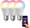 KOZII KPACK3EE806GRVBCCT Xanlite Ampoules LED Connectées A60, Culot E27, RGB CCT, 9W, Lot de 3