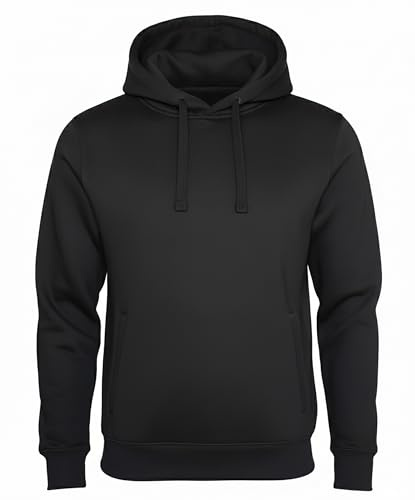 ROCK-IT Apparel Sweat à Capuche pour Homme avec Poches latérales en Tissu Lourd et Doux Sweat à Capuche de Travail [Tailles S-5XL] Noir 5XL