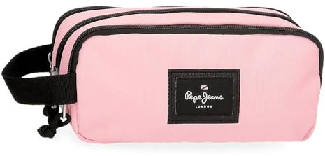 Pepe Jeans Aris Estuche Triple, Rosa, Poliéster