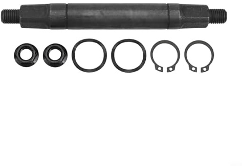 Besttoolifes Cadena de rodamiento de pedal de eje central de ejercicio, piezas de repuesto de metal duradero, componente de ciclismo para el hogar, para entrenamiento de gimnasio o equilibrio (17 mm)