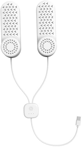 Scalda scarponi, asciuga scarpe Asciuga scarponi USB e deodorante con 3 impostazioni di timer Elimina i cattivi odori Scarpe sicure Calzini Guanti Scalda in inverno