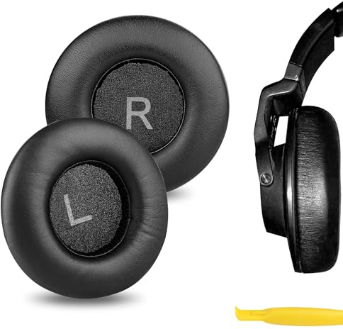 Geekria Replacement Ear Pads for AKG K550/ K551/ K553 MKII Headphones Ear Cushions, Repair Parts (Black)