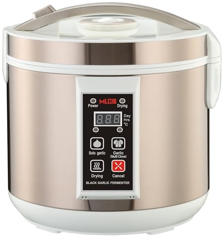 MLGB 5L Nero Aglio Fermentatore Completa Automatico Intelligente Controllo Garlics Maker Multi Spicchio d'Aglio Fornello Fai da Te