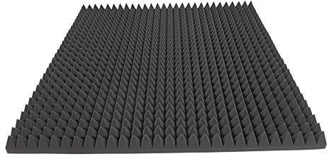 Mousse pyramide TYP 100 x 100 x 7 mousse acoustique pour isolation acoustique efficace