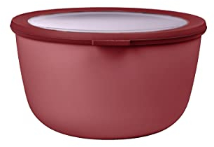 Mepal - Multi Bowl Cirqula Rectangular - Vorratsdose mit Deckel - Geeignet als Luftdichte Aufbewahrungsbox für den Kühlschrank, Mikrowellengeschirr & als Frischhaltedosen - 3000 ml - Vivid mauve