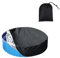 Cubierta de piscina al aire libre – Cubierta de piscina redonda plegable resistente a los rayos UV de 4 pies, cubierta de jacuzzis, tapa inflable de plástico para piscina de perro – 122 x 30 cm