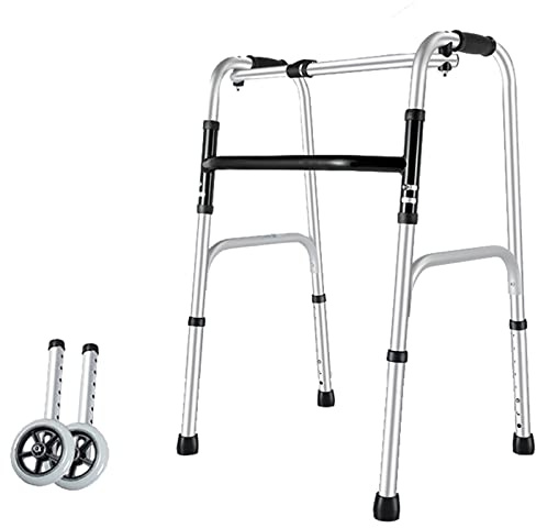 Andador con estructura for caminar for personas mayores, estructura de movilidad plegable y ligera, ayuda for caminar for personas mayores, andador con ruedas(B)