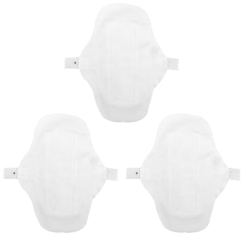 Toallas Sanitarias Reutilizables 18cm 3 Piezas de Algodón en Color Claro