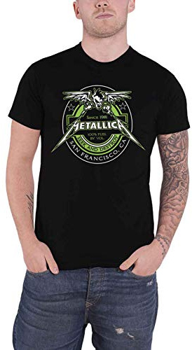 Metallica T-shirt bränsle band logotyp ny officiell herr storlek XL