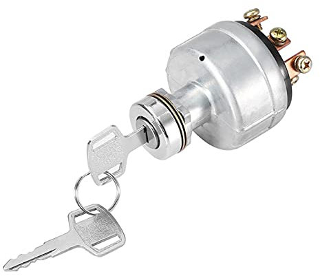 Interruptor de encendido-3 SK200 5 SK120 5 Interruptor De Arranque De Encendido Con Excavadora De Cables De 6 Terminales 2 Llaves para Automóvil, Motocicleta, Tractor,