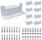 NuaSol - NuaFix 8x Z-Winkel für Photovoltaik Solarmodule Montage - Material: Edelstahl & Aluminium | Stärke: 2mm