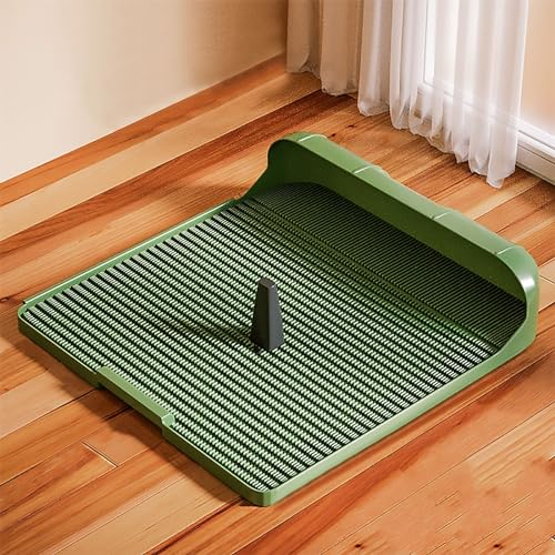 Pucaru Flache Hundetoilette, Hundetöpfchen für den Innenbereich Ohne PIPI-Unterlage, Macht die Füße Nicht Nass, Leicht zu Reinigen (Size : Large)