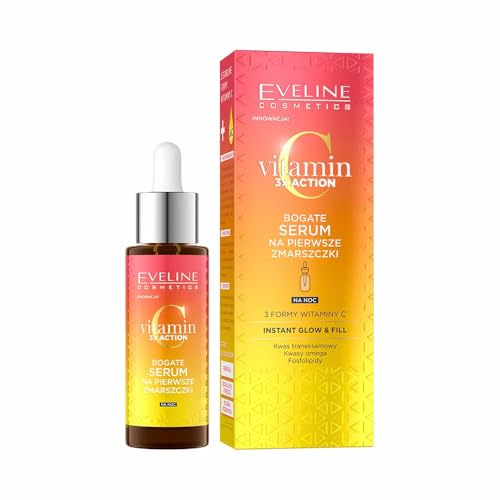 Eveline Cosmetics Vitamin C 3x Action Reichhaltiges Serum für die ersten Fältchen