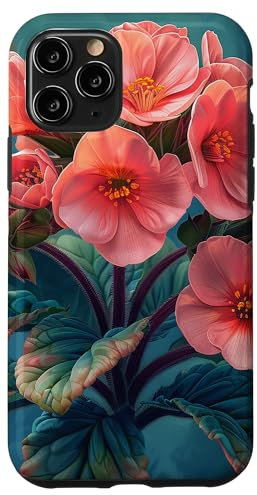 iPhone 11 Pro Bergenia Flower Cottagecore Graphic Case