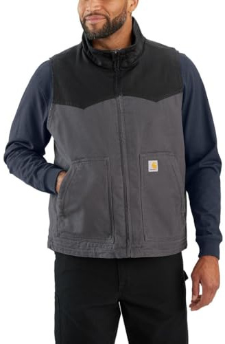 Carhartt Montana Rugged Flex avslappnad passform ankväst för män, Skugga/Svart, M