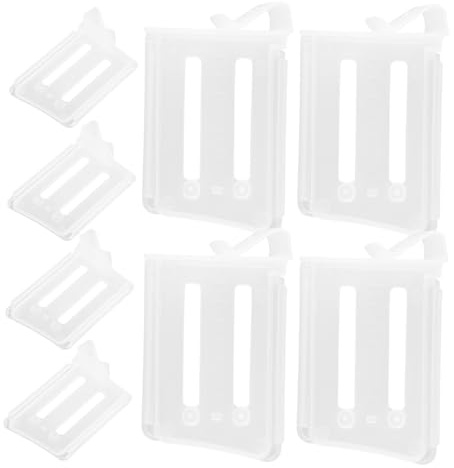 Tofficu Divisori Per Frigorifero Domestico e Porta Laterale, Pannelli Divisori Regolabili Per Alimenti 8 Pezzi, Separatori Per Congelatore e Cassetti, Accessori Per Organizzazione Cucina e Bagno