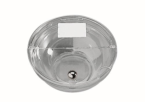 APS 11868 Plexiglas-Abdeckung mit Chrom überzogenen Handgriff und 10 Karten für Schilder, Ø 14.5 cm