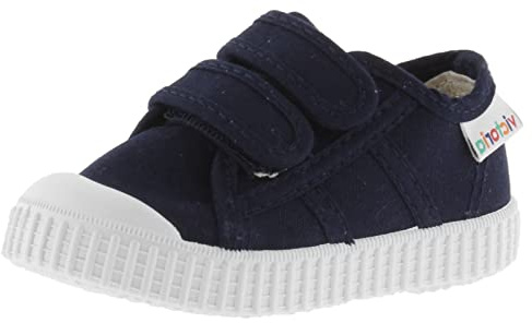 victoria Sneaker Unisex 1915 Tela & Doppia Chiusura A Strappo & Punta Rinforzata 136606 per Bambini Marino 28