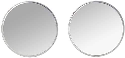 Summit RV-16P Circular Blind Spot Mirror (pack of two mirrors) Convex Mirror, Stick On Blindspot Mirror, Weiß