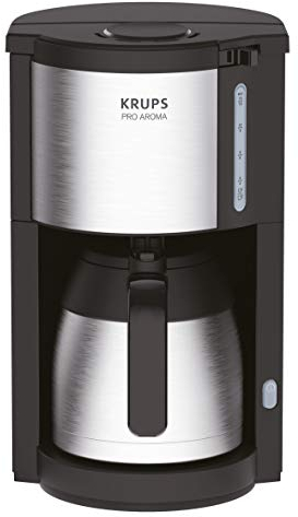 Krups KM305D10 ProAroma Cafetière Isotherme Noir/Inox