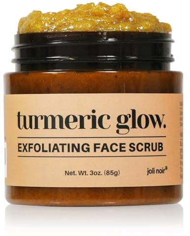 Joli Noir Kurkuma-Gesichtspeeling mit Honig und Zimt, duftloses Zucker-Gesichtspeeling, gegen Akne, Hyp