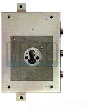 Generic Serratura per Porte Blindate Dierre NE32Y (ex NE44.56) Sinistra, Interasse Catenacci 56mm, Entrata Chiave 63mm, Rinforzo di Protezione, Compatibile con Porte Blindate Dierre