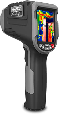 NOYAFA Fotocamere termiche NF-521S con funzione di registrazione video, risoluzione IR 120 x 90, frequenza di aggiornamento 25 Hz, termocamera a infrarossi con 8 tavolozze di colori