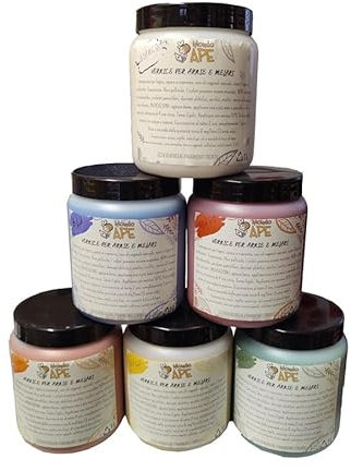 Mondo Ape Vernice Impregnante Atossica per Arnie e Melari - 1 litro - Protettiva, Sicura e Resistente agli Agenti Atmosferici, 100% Naturale - Apicoltura Rosso