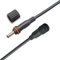 Liwinting DC Verlängerungskabel Wasserdicht Verlängerungskabel Außenleuchte Verbinden Kabel 3.5 x 1.35mm für Solar Gartenleuchten 2m, Schwarz