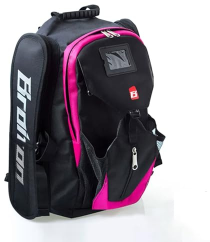 Mochila de Oxford 1680D para Almacenamiento de Patines, Bolsa Guardadora de Material Deportivo,Patinaje Patines Roller Skate Mochila Deportiva de Skate Línea Accesorios-Pink||40 * 22 * 50CM