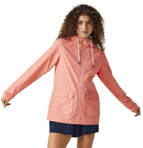 Regatta Womens Bayletta Full Zip Hooded Rain Coat