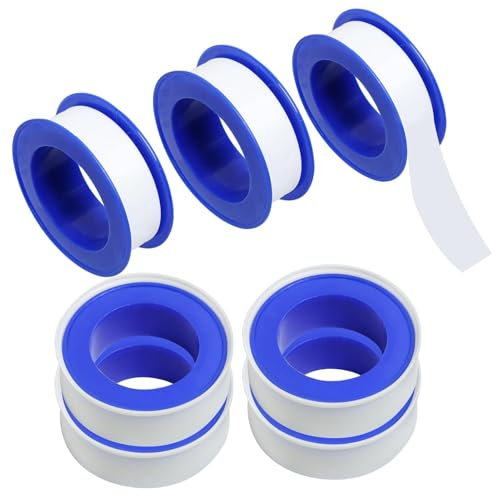 ltteea PTFE Pipe Slealant Seal Teflon Plumbers Tape,3pcs Waterproof Thread Flex Seal Tape for Plumbing,12mm x 10m PTFE Tape for Preventing Leaks in Water Pipes,Kitchen Bathroom Shower Head Fixtures