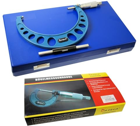 Dasqua 125-150mm x 0.01mm Outside Micrometer 4111-8130