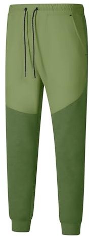 ANOTWENER Herren Jogginghose Kontrastfarbe Trainingshose Sporthosen mit Reißverschlusstaschen DK-178-L