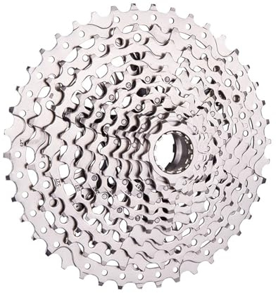 Ruota Libera, Cassetta per Bicicletta Bici MTB 11 velocità 9-42T Cassetta pignone XD Leggero Argento 9-42 Acciaio 11s 42T 11V K7(XD 11s9-42T-LTJ)