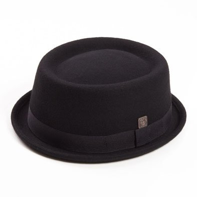 DASMARCA Jack Carbonio Feltro delle Lane Inverno Porkpie Hat - XL