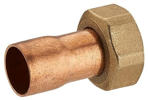 Raccord Droit prisonnier Cuivre Visser Ø14-15x21 NOYON & THIEBAULT