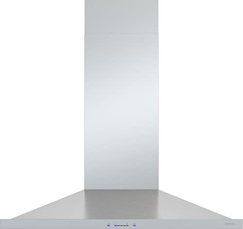 Anzio 30 in. 600 CFM Wall Mount Range Hood with LED Light in Stainless Steel