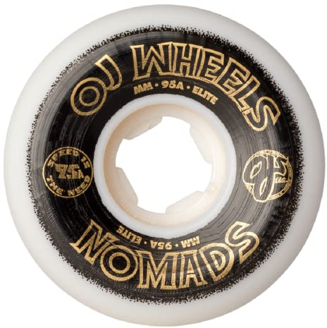 OJ 53 mm Elite White Nomads 95a Skateboard-Räder