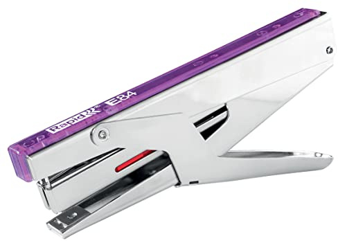 Esselte Rapid Stapling Pliers, Top Loading, 15 Sheet Capacity, Heavy Duty Metal Plier Stapler, Home, Office, School Use, Staples Included, Colour'Breeze Range, Lavender, 5001545