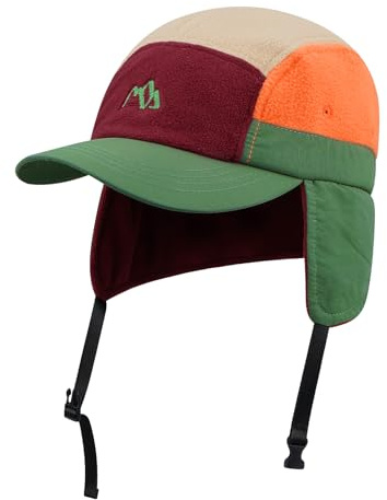 CLAPE Cappello Invernale Regolabile con Paraorecchie Wool Winter Baseball cap with Ear Flaps Cappello Visiera Caldo in Lana Autunno/Inverno