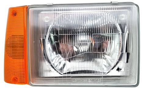 BSSTORE Faro Proiettore Anteriore R2 per Panda dal 1986 al 2003 (141, 141A) Regolazione Elettrica (Destro - Lato Passeggero)