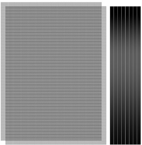 Baimuni PC Kühler Lüfter Staub Filter 400 x 300 mm, 2 Stück DIY PVC-Staubnetzfilter, PC Gehäuse Staubdicht Mesh Filter Abdeckung, Abdeckgitter mit Magnetstreifen für Computer, Staubgitter