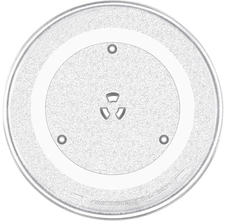 SPARES2GO Universal Microwave Turntable Plate 6 Lug Fixing Y Type Glass Dish Tray (11 / 28.5cm / 285mm)