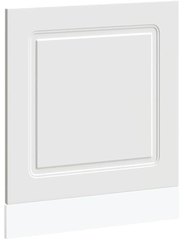 vidaXL Geschirrspülerblende Kalmar Weiß 60x1,5x67 cm Holzwerkstoff, Geschirrspüler Frontblende, Geschirrspüler-Verkleidung, Geschirrspülerfront